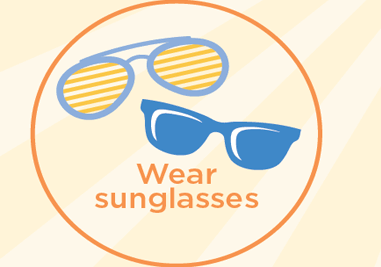 wear sunglasses